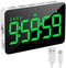 Rechargeable Digital Kitchen Timer for Cooking, Magnetic Timer with 5” LED Display, Adjustable Brightness and Volume,