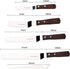 4 PCS Cake Decorating Icing Spatula Set with 4, 6, 8 & 10 Inch Stainless Steel Blades, Wood Handle Frosting Tools