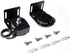 Crodless Bracket, Universal Replacement Installation Accessories for Indoor/Outdoor Sunshade and Roller Blinds, Black