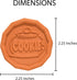 Mrs. Anderson’s Baking Brown Sugar Saver, Natural Terracotta Cookie Design, Keeps Brown Sugar Softer