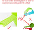 12-Piece Plastic Measuring Cup and Spoon Set, Random Colors for Kitchen Cooking and Bathing