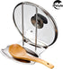 Progressive Pan Lid Holder, 304 Stainless Steel Organizer, Spoon Rest Shelf, Kitchen Decor Tool
