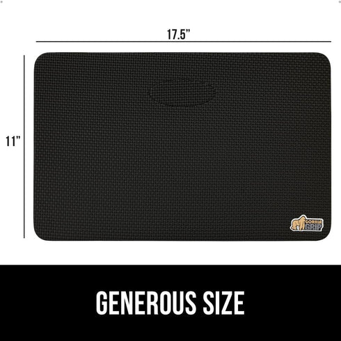 17.5x11, GORILLA GRIP Extra Thick Patent Pending Supportive Foam Kneeling Pad, Large Cushion Knee Pads for Gardening