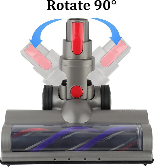 Quick-Release Direct Drive Cleaner Head Turbine Tool for Dyson V15 V11 V10 V8 V7 Cordless Vacuum Cleaner