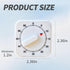 Square 60 Minute Mechanical Kitchen Timer - Visual Cooking Timer Clock with Loud Alarm - Ideal for Baking, Kitchen