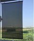 Blackout Blind Curtains with Suction Cups, No Drill Cordless Temporary Roller Shades for Windows, 23''W x49''H, Black