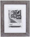 Malden International Designs Manhattan Distressed Mat Picture Frame - 8x10/11x14, Gray