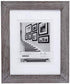 Malden International Designs Manhattan Distressed Mat Picture Frame - 8x10/11x14, Gray
