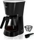 CAYNEL Drip Coffee Machine, 750ML Removable Water Reservoir, 5 Cups, Black