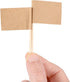 Pangda 100 Pieces Blank Toothpick Flags, Cheese Markers, Food Labels for Charcuterie Board Party Buffet