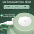 Electric Garlic Chopper Mini, Garlic Masher Mincer with Peeler and Spoon, 250ML/8.5FL OZ, Green
