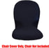 Computer Office Chair Cover Stretchable Removable Office Swivel Chair Cover Universal Lift Chair Slipcovers (Black) by Chris.W