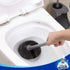 1 Set MR.SIGA Toilet Plunger and Bowl Brush Combo for Bathroom Cleaning, Gray