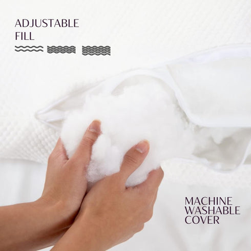 Supportive Full Body Pillow Contours to Body Soft Pillow Extra Long Pillow for Bed All Sleep Positions Pregnancy