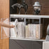 2PACKS BOHOIDEE Clear Book Storage Organizer for Bookshelf, Plastic Stackable Book Display Case with Magnetic Door