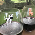 Set of 6 Barnyard Animal Wine Charms – Magnetic Glass Markers and Identifiers