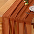 Socomi Terracotta Chiffon Table Runner, Easter Spring Boho Rustic 14ft 29x170 Inches Wedding Runner for Bridal Shower