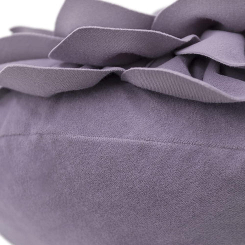 OiseauVoler 3D 12 Inch Decorative Flower Throw Pillows with Insert Included Accent Round Pillow Handmade Cushion