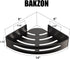 2 Pack, Bakzon Corner Shower Caddy, Shower Shelf Corner No Drilling Bathroom Shower Organizer Storage Rack Adhesive