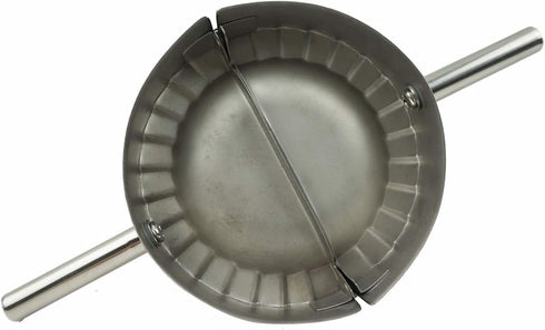 Stainless Steel Dumpling Maker, X-Large 5" Goya Empanada Press Mold, Ravioli Mould Crimper for Pie, Chinese Dumpling