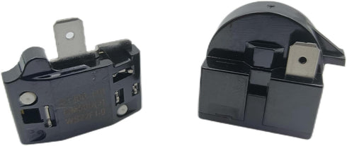 QP2-4.7 PTC Starter Relay 1 Pin Refrigerator Starter Relay and 6750C-0005P Overload Protector Compatible with LG