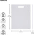 Farberware White Plastic Cutting Board, 8x10 Inch