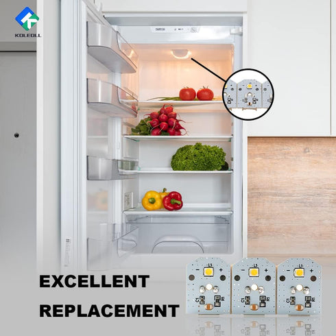 WR55X11132 WR55X25754 WR55X26486 Refrigerator LED Light Compatible with GE Refrigerator (3pack)