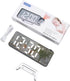 Projection Alarm Clock for Bedroom, Digital Clock with 180° Rotatable Projector, Large Display LED Alarm Clock
