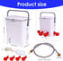 4 (2 Automatic Chicken Waterer with Float Valve Kit Hose Attachment and Poultry Water Cups, Duck Chicken Water Feeder