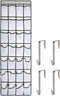 Pocket Shoe Organizer, 28 Pocket Door Hanging Shoe Rack for Closet, White (Size: 68.5x20.88inch)