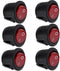 BLOLACDZ 6-Pack On Off Power Switch for Hoover Vacuum Cleaners, Compatible with Multiple Models, 2-Pin 125V 10A
