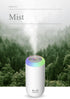 Plant Humidifier, 350ml USB Mini Humidifier for Plants, Small Humidifier with Night Light, Cool Mist for Indoor Use
