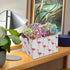 CLOCOR Rectangular Flamingo Storage Basket - Collapsible Waterproof Bin with Handles, Cute Pattern