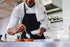 Lenenz Pack 12 Adjustable Bib Apron - of Unisex Aprons for Men - Black Aprons with Pockets