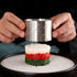 Set of 3 Round Stainless Steel Cake Rings, Mousse Cake Ring Mold with Press Set