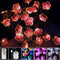 OMIKA Multicolor Flower Lights Cherry Blossom String Lights Battery Operated & USB