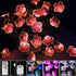 OMIKA Multicolor Flower Lights Cherry Blossom String Lights Battery Operated & USB
