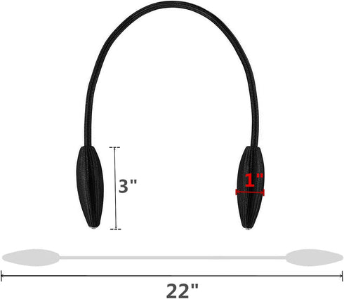 2-Pack Curtain Holdbacks, Decorative Twist Tiebacks for Home Window Drapes (Black)