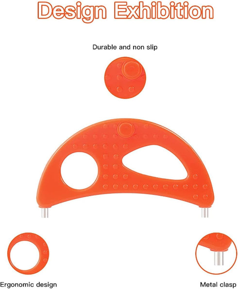 GLOGLOW Crescent Tool Power Juicer Replacement Parts for Juicer CL003AP E1188 E1189 MT1000 Juicer Accessories(orange) by GLOGLOW
