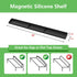 Weiwavivi 30 Inch Silicone Stove Top Shelf Magnetic for Kitchen, Strong Magnetic Heat Resistant Spice Rack Organizer