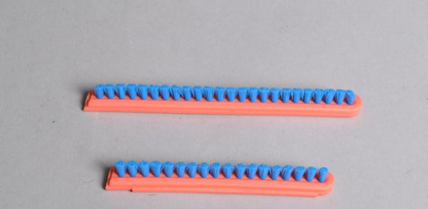 Eureka Sanitaire Brush Roll Bristle Strip Inserts, Orange Blue, 2 Pk Part # 52282a-4