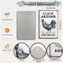 8 12 Inch (3020) Smilelife Funny Chicken Gifts Chicken Cluck Around and Find Out Tin Sign for Home Farm Chicken Coop