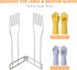 Kitchen Glove Holder, Stainless Steel Vertical Rack, Multi-Purpose Collapsible Glove Drying Stand