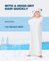 50''L 35''W 6-10, ZIONOR Hooded Bath Towel for Kids - x Extra-Large Hooded Towels for Big Kids Kids Beach Towels Made