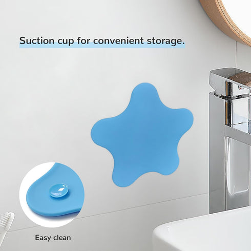 2 Pack Bathtub Stopper Tub Drain Plug Stopper, Adorable Universal Silicone Bath Drain Cover, Kids Tots Babies Gift