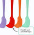 Chef Series 3 Piece Silicone Spatula Set - 600°F Heat Resistant Kitchen Scrapers for Cooking, Green
