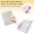 3x5 Index Card Organizer: BetterJonny Clear Plastic Holder for Recipe Cards, Flash Cards, 40 Page Holds 160 Cards