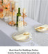 ShinyBeauty 12x48-Inch Silver-Tassel Table Runner, Small Sequined Sparkly Decor for Christmas Dinner