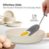Kitchen Mama WALTZGRIP Platinum Silicone Pancake Turner: Heat-Resistant, Wide Slotted Head, Stainless Steel Core (Metal