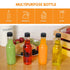 Woozy 5 oz (Pack 12) FastRack Bottle of | Small Hot Sauce Bottles for Canning | Empty Clear Glass Sauce Bottle